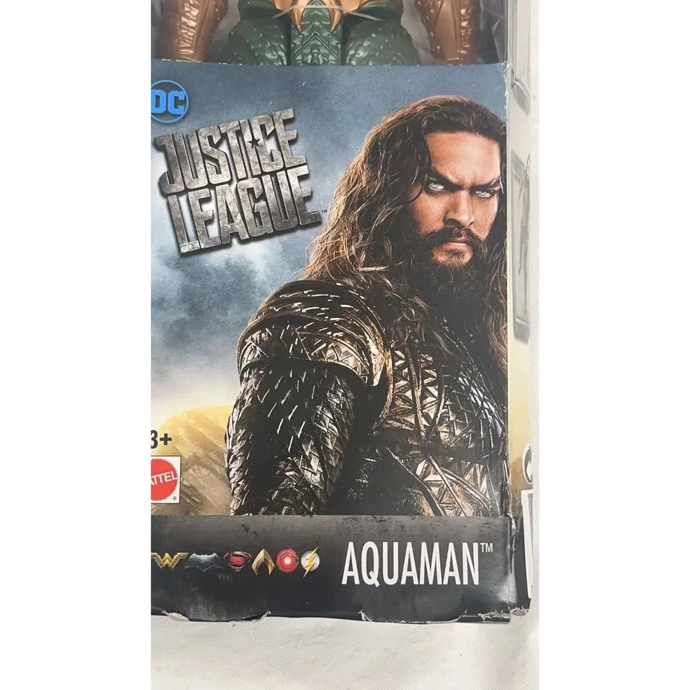 2 DC Justice League AQUAMAN & BATMAN Posable Action Figures! Never been open